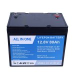 12.8V 80Ah Rechargeable Battery Batterie Lithium Ion Battery