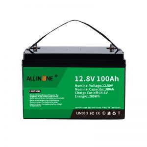 Factory customized Power 12V 100AH LiFePO4 Lithium Iron Phosphate Deep Cycle Car Battery Marine Solar RV Batteries