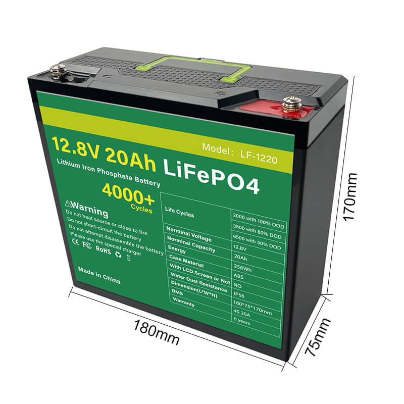 LiFePO4 12V 30Ah Lithium-Eisen-Phosphat-Batterie