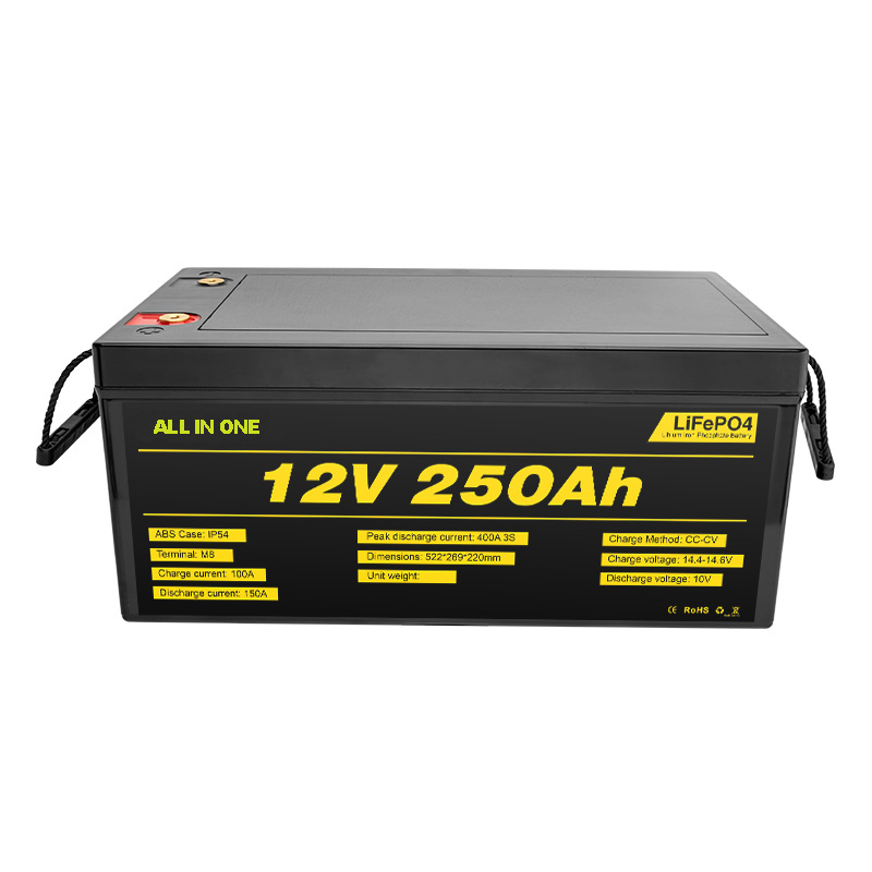 Most Popular Best Solar System Batteries Pack 12V 250Ah LiFePO4 Lithium