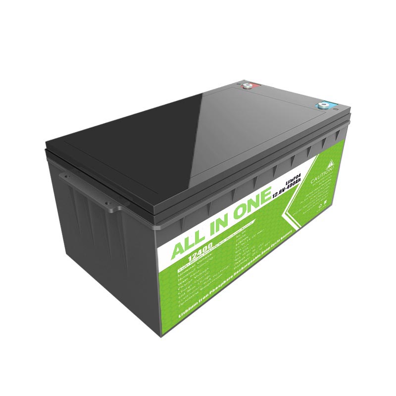 High Capacity Deep Cycle Rechargeable 12.8v 400ah Lifepo4 Lithium Ion  Battery Pack 