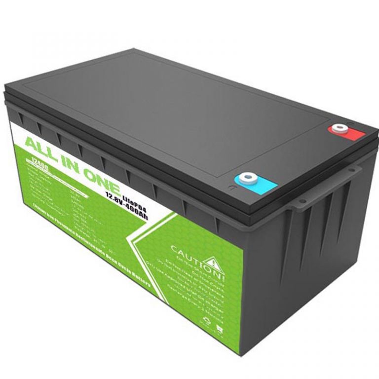 High Capacity Deep Cycle Rechargeable 12.8v 400ah Lifepo4 Lithium Ion Battery Pack