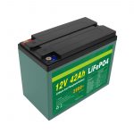 Maintenance Customized Solar 12v 40ah 42ah Lifepo4 Cell Lifepo4 Battery Pack With BMS