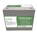 Factory sell 12.8V60Ah plastic home battery 2000 cycles lifepo4 battery 12v for home energy