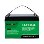 Most Popular Lead Acid Replacement Solar RV Marine LiFePO4 12V 80Ah Lithium Battery