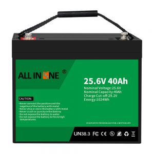 25.6V 40Ah Lithium Iron Phosphate Battery/Replacement