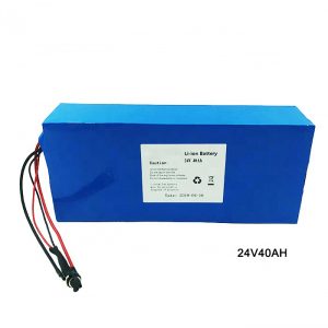 Electric Bike Bicycle 24 Volt Lithium Battery 24V 40Ah NMC Li Ion Battery Pack Rechargeable battery ion lithium