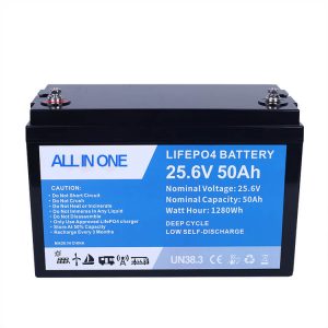 25.6V 100Ah Lithium-Ion Lifepo4 Battery Pack Rechargeable Lithium Ion Battery