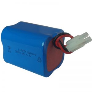 lifepo4 solar light battery 6.4v 6ah 2S2P portable