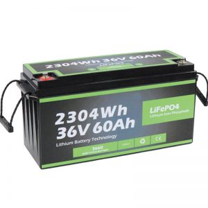 Factory Outlet Safety Design Long Life Marine 36v 60ah Battery Lifepo4