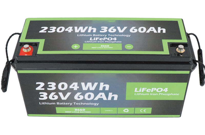 Factory Outlet Safety Design Long Life Marine 36v 60ah Battery Lifepo4 
