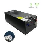 flexible custom LiFePO4 16S1P 48V 100Ah rechargeable batteries Akku for Marine boat and Yacht battery pack With Bluetooth