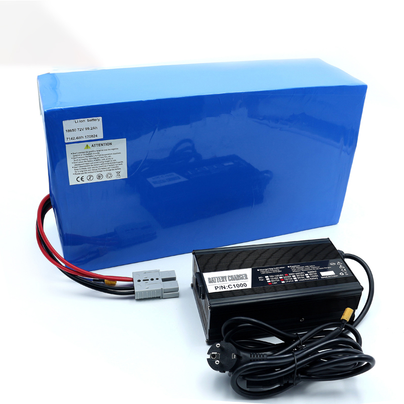 18650 72v 100Ah battery pack for electric motorcycle