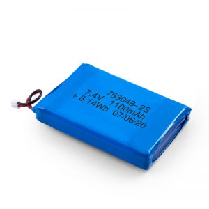 LiPO Rechargeable Battery 753048 3.7V 1100mAh/7.4V 1100mAH/3.7V 2200mAH