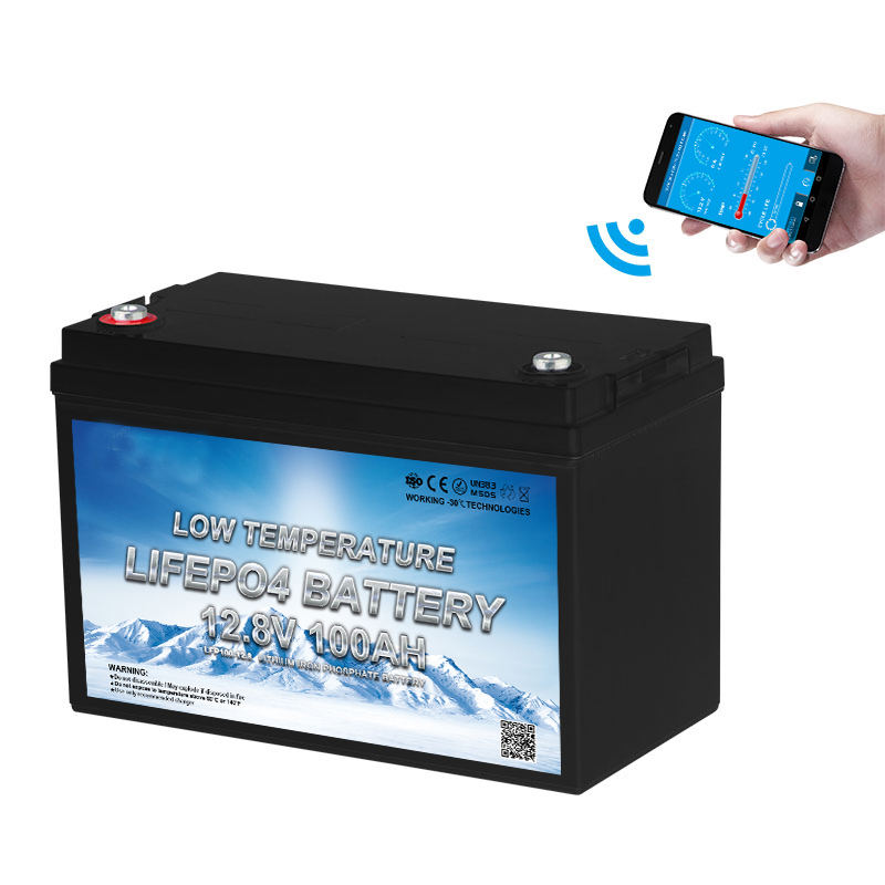 Low Temperature LiFePO4 Battery 12V 100AH