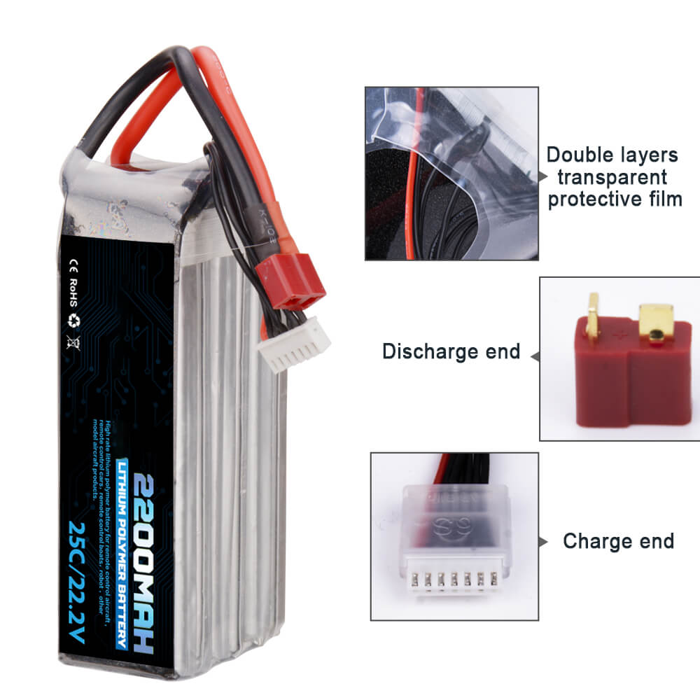 hot sale rechargeable lithium polymer battery 22000 mah 6s lipo