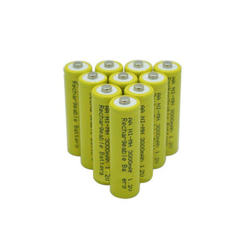 2/3AA 1.2V 600mAh NiMH nickel metal hydride Rechargeable Battery for emergency lights 