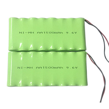 AA Ni-MH 12V 1800mAh Ni-MH Rechargeable Battery Pack with Plugs 