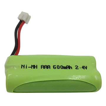 2/3 AA 3.6V 600mAh Ni-MH Battery Pack (3PCS, 1.2V, 600mAh in series) 