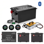 Automotive-grade BMS Cloud-based System 105Ah 36V 48V 72V Lithium Golf Cart Battery