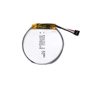 LiPO Customized Battery 46350 3.7V 350mAH smart watch battery 46350 small flat round lithium polymer battery for toys